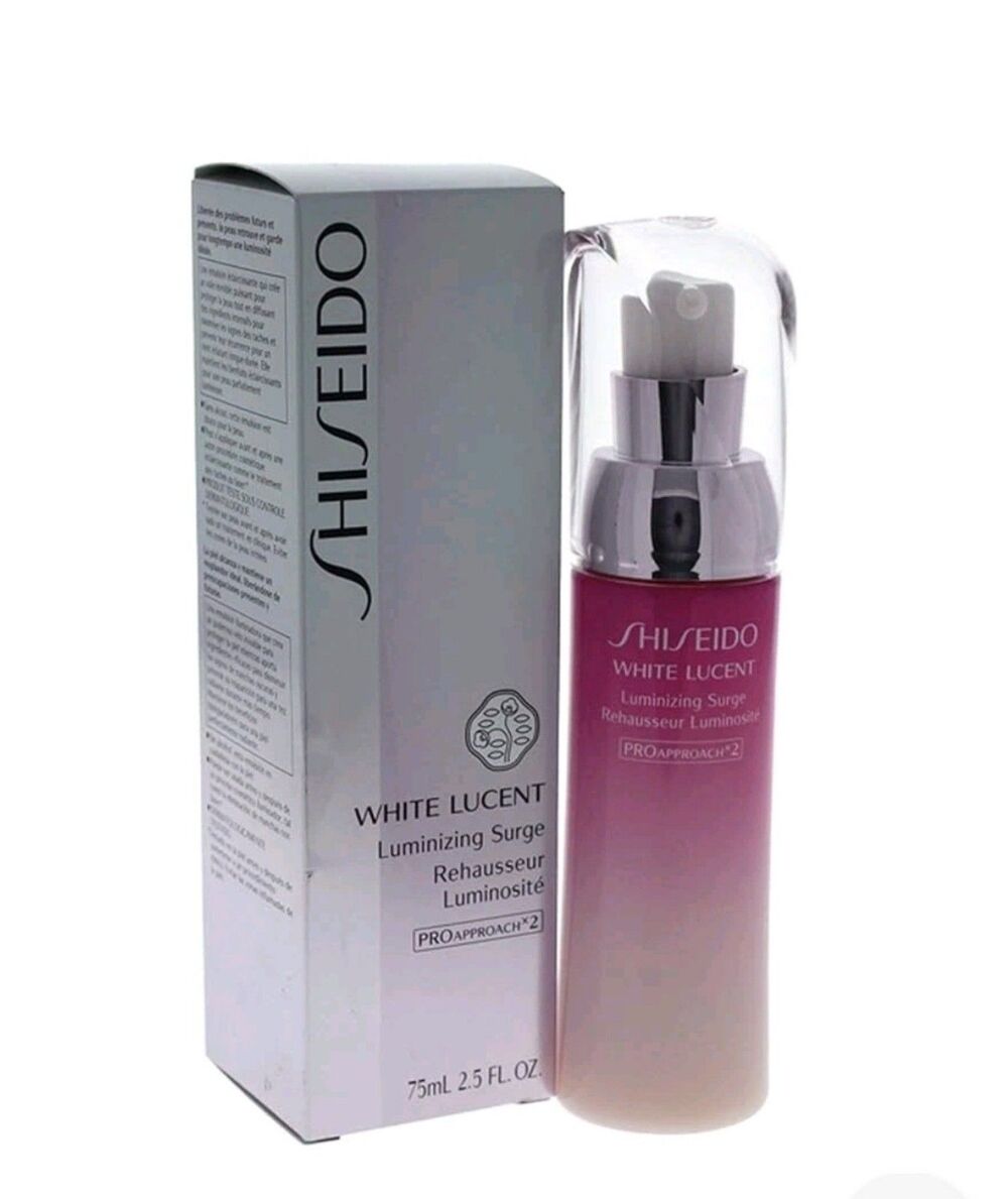 Shiseido White Lucent Luminizing Surge Emulsion 2.5 oz New In Box Factory SEALED